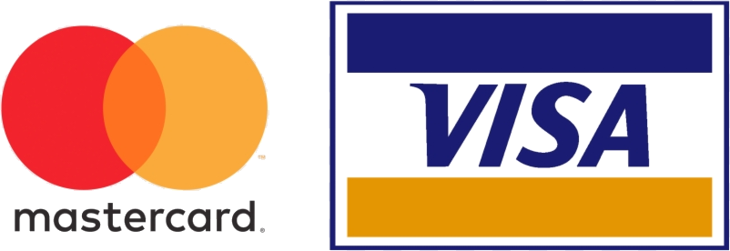 Visa and Mastercard accepted
