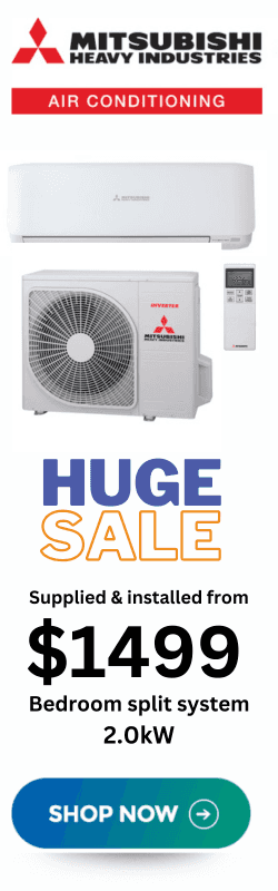home comfort air haier split system air conditioner sale banner